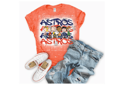 Astros Charlie Brown DTF ready to press transfer - KT SUBLIMATION, DTF AND MORE LLC