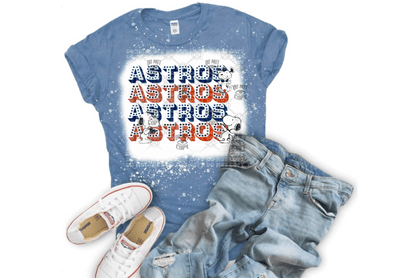 Astros DTF ready to press transfer - KT SUBLIMATION, DTF AND MORE LLC