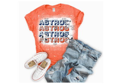 Astros DTF ready to press transfer - KT SUBLIMATION, DTF AND MORE LLC