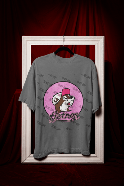 Astros Pink DTF ready to press transfer - KT SUBLIMATION, DTF AND MORE LLC