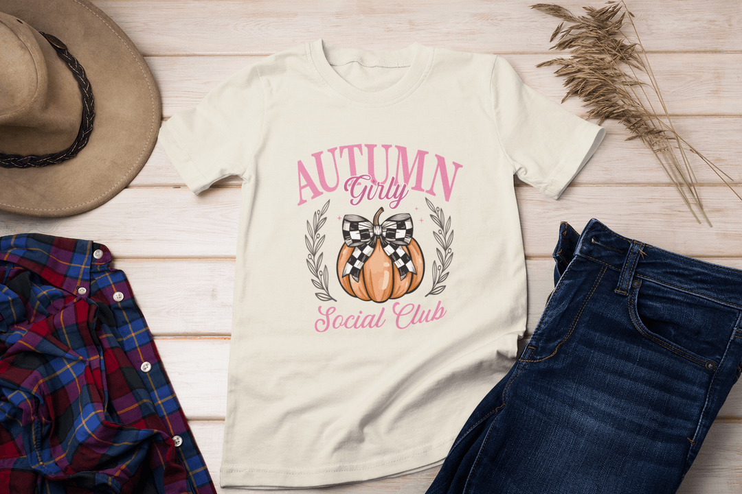 Autumn girl Social Club DTF - KT SUBLIMATION, DTF AND MORE LLC