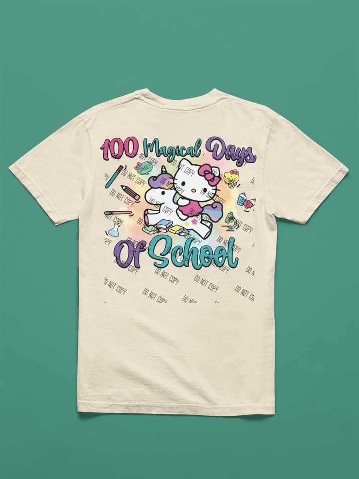 KITTY 100 magical days of School DTF