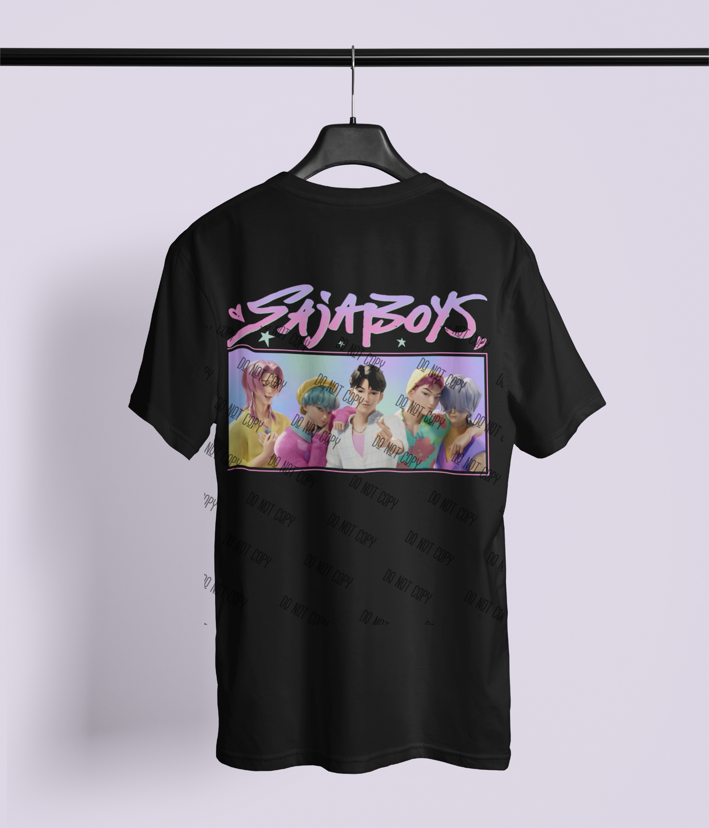 K-Pop Demon Hunter DTF Transfer | Ready-to-Press Anime-Inspired Design