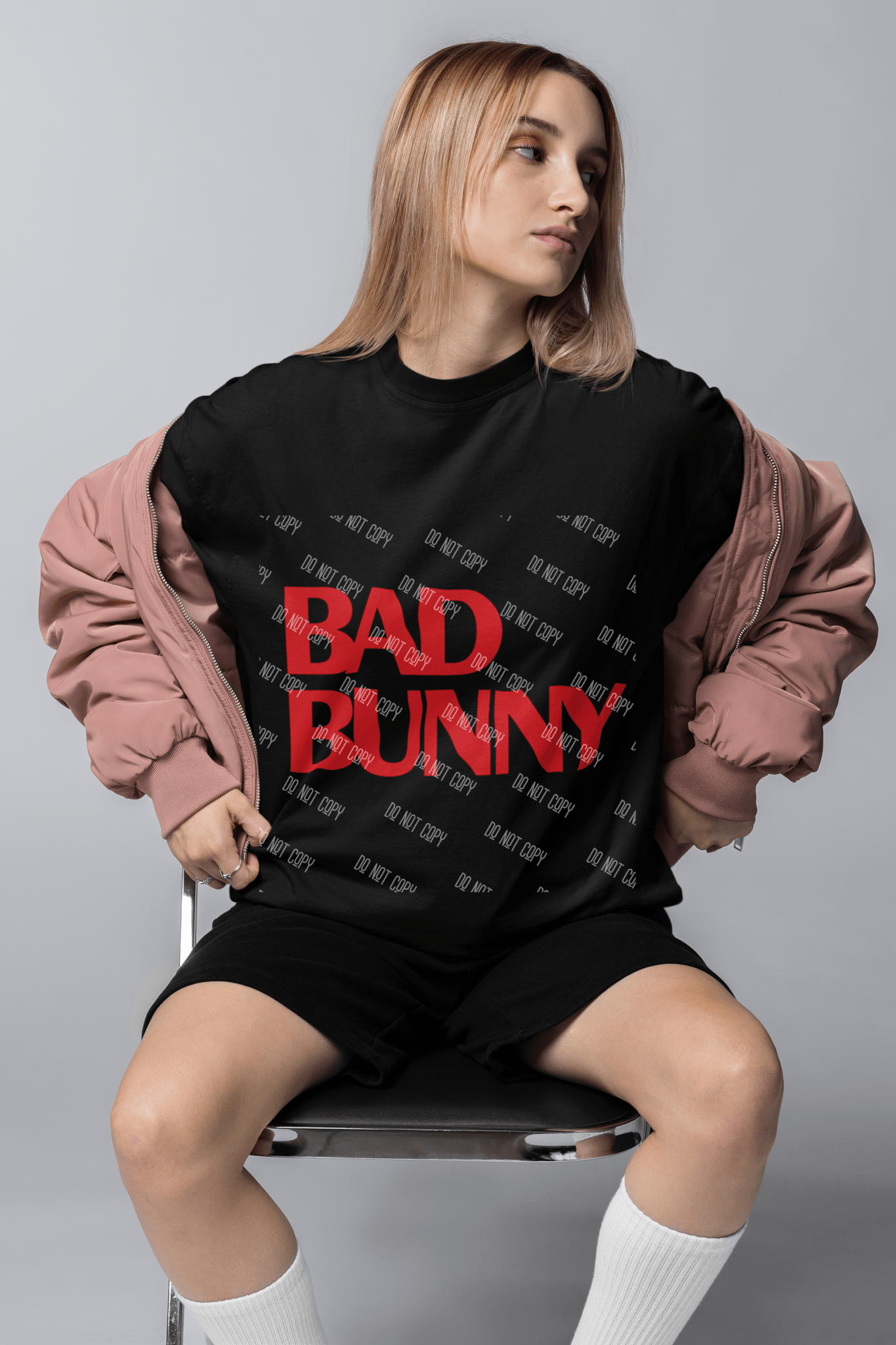 Bad Bunny DTF Transfer – Bold and Iconic Reggaeton Design