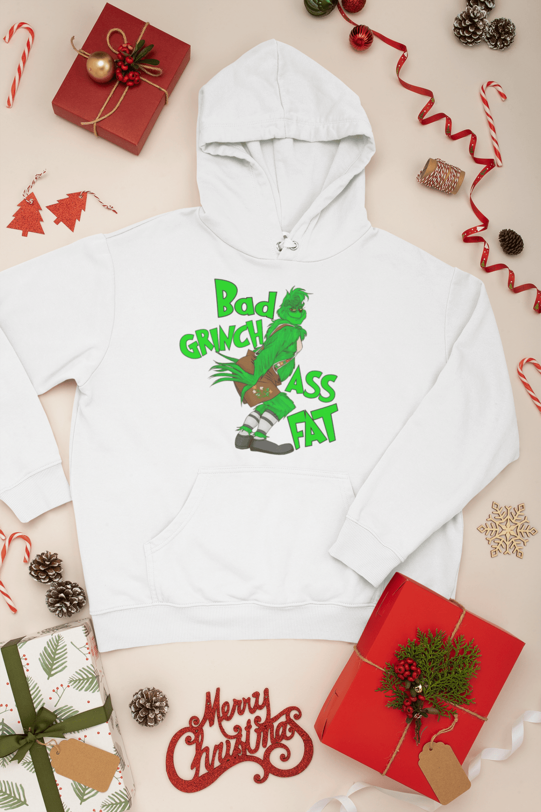 Bad Grinch Ass Fat DTF - KT SUBLIMATION, DTF AND MORE LLC
