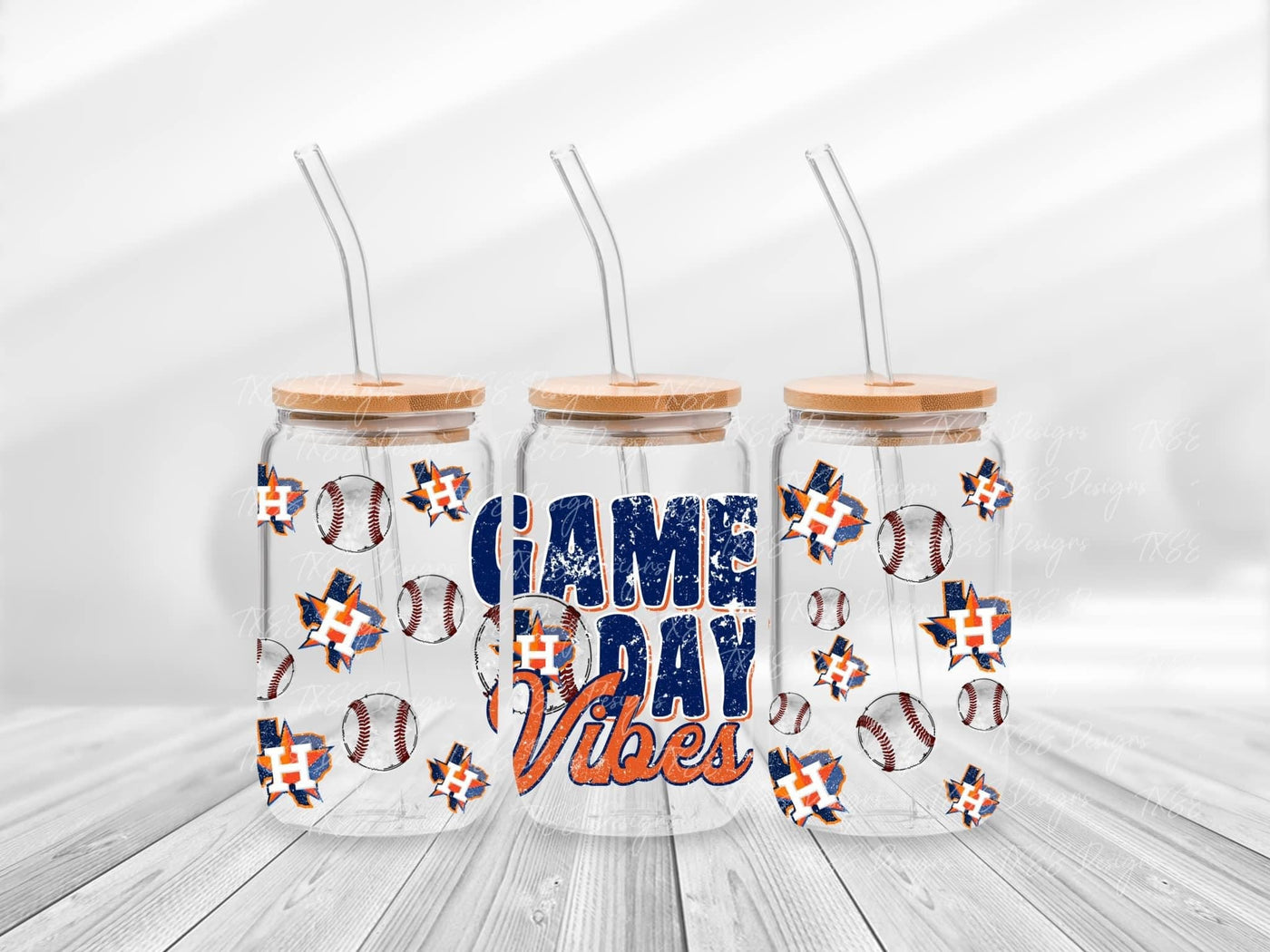 Baseball Astros 16oz UV DTF Wrap – Game Day Ready! - KT SUBLIMATION, DTF AND MORE LLC