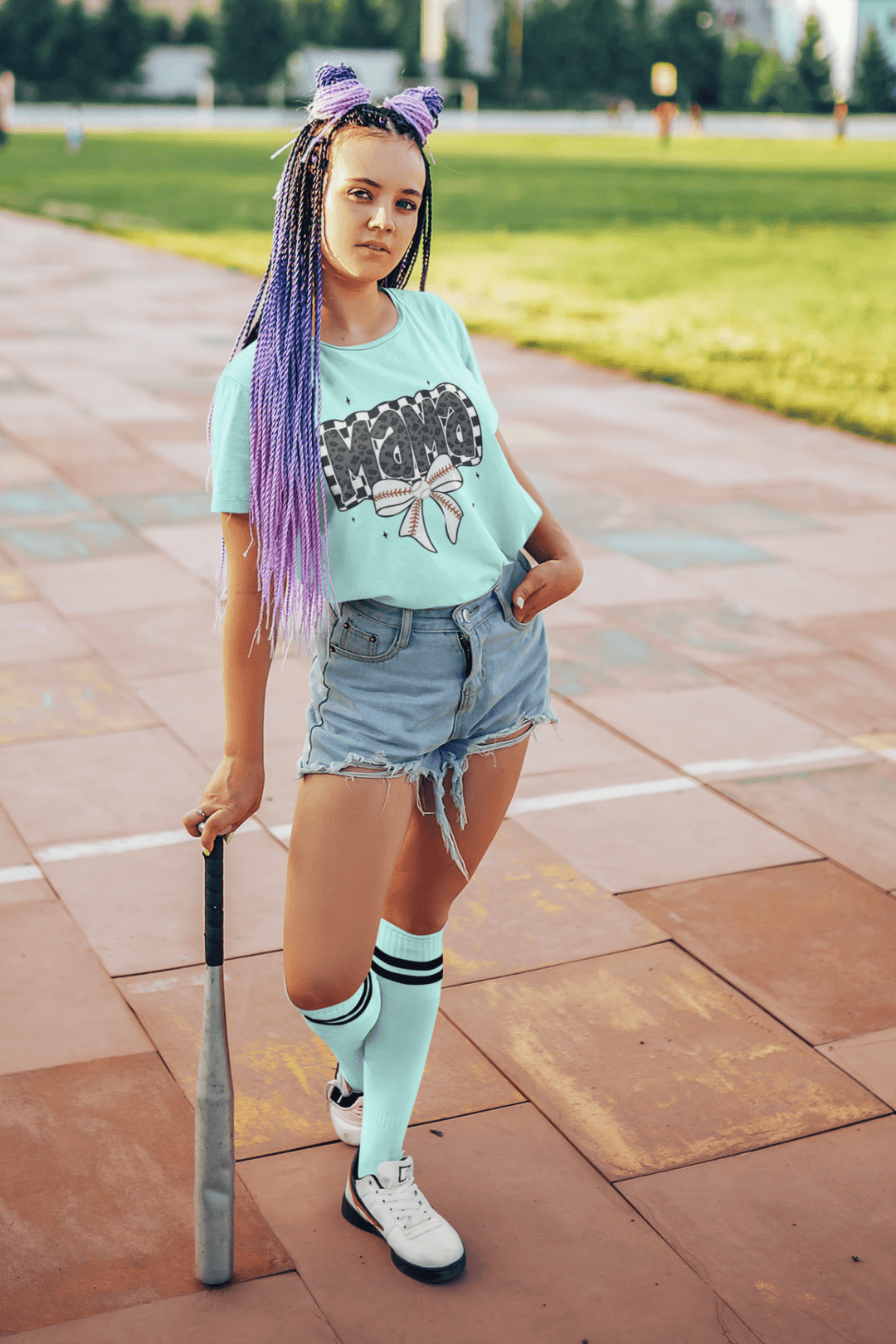 Baseball Mom DTF Transfer – Game Day Ready - to - Press Heat Transfer for Proud Moms - KT SUBLIMATION, DTF AND MORE LLC