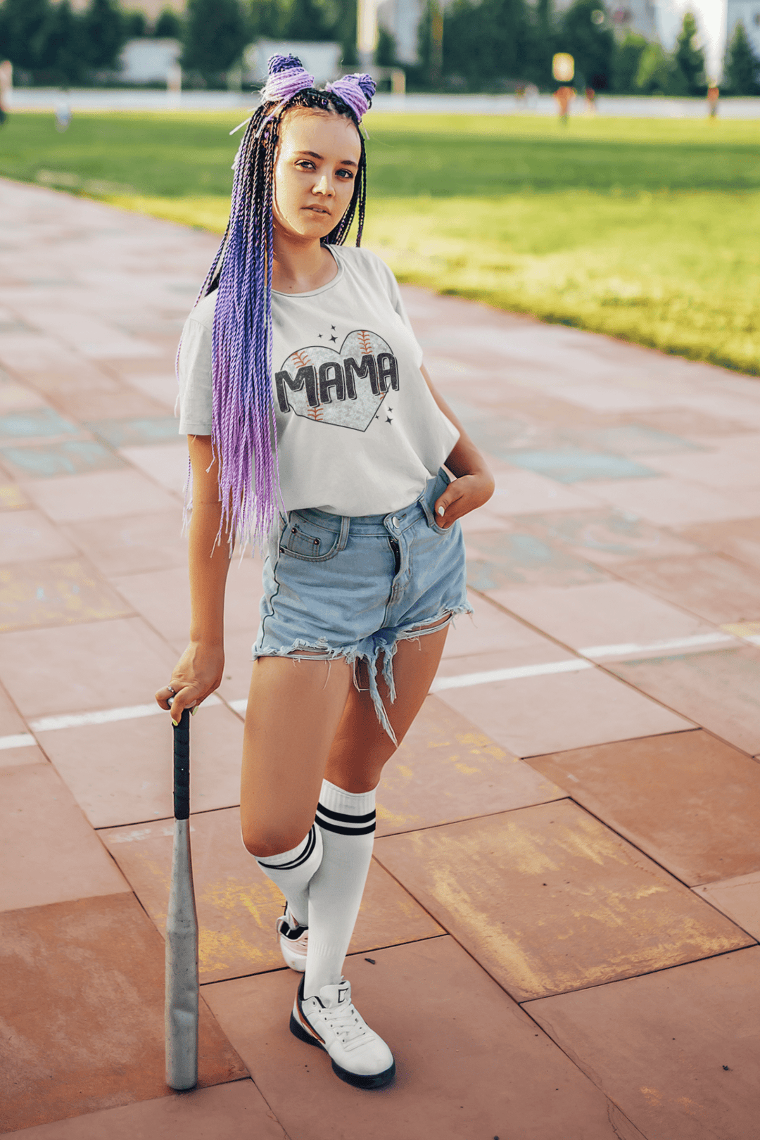 Baseball Mom DTF Transfer – Game Day Ready - to - Press Heat Transfer for Proud Moms - KT SUBLIMATION, DTF AND MORE LLC