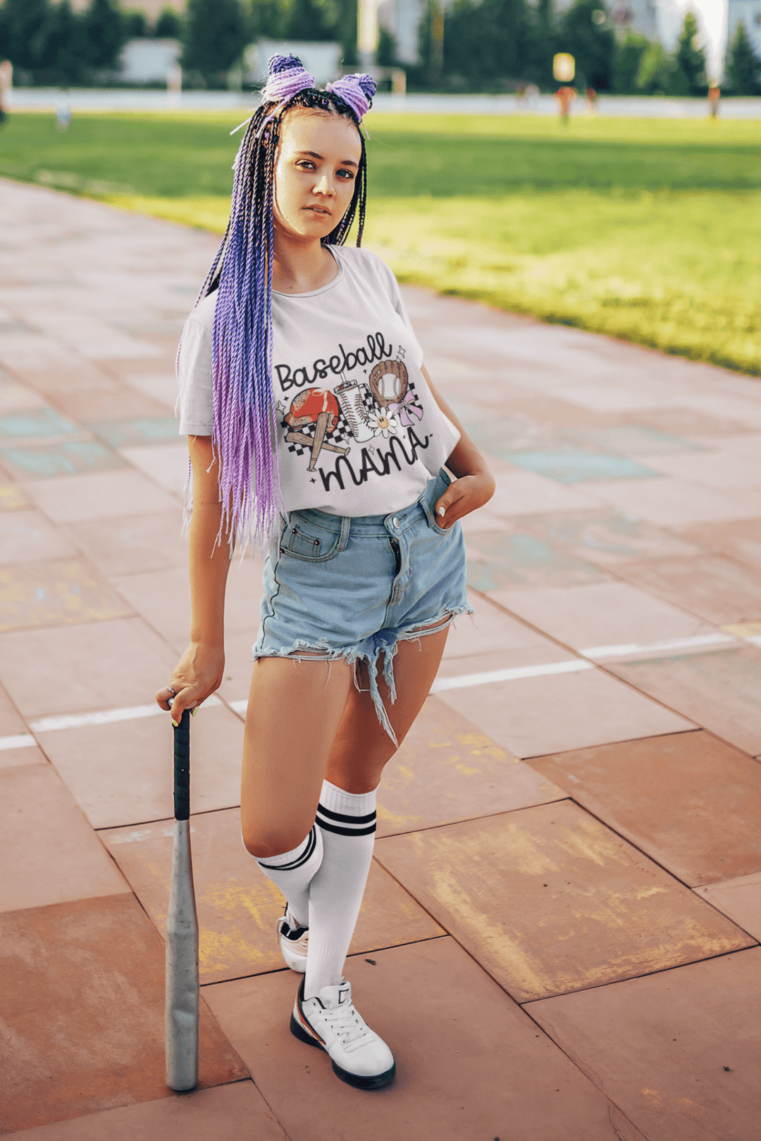 Baseball Mom DTF Transfer – Game Day Ready - to - Press Heat Transfer for Proud Moms - KT SUBLIMATION, DTF AND MORE LLC