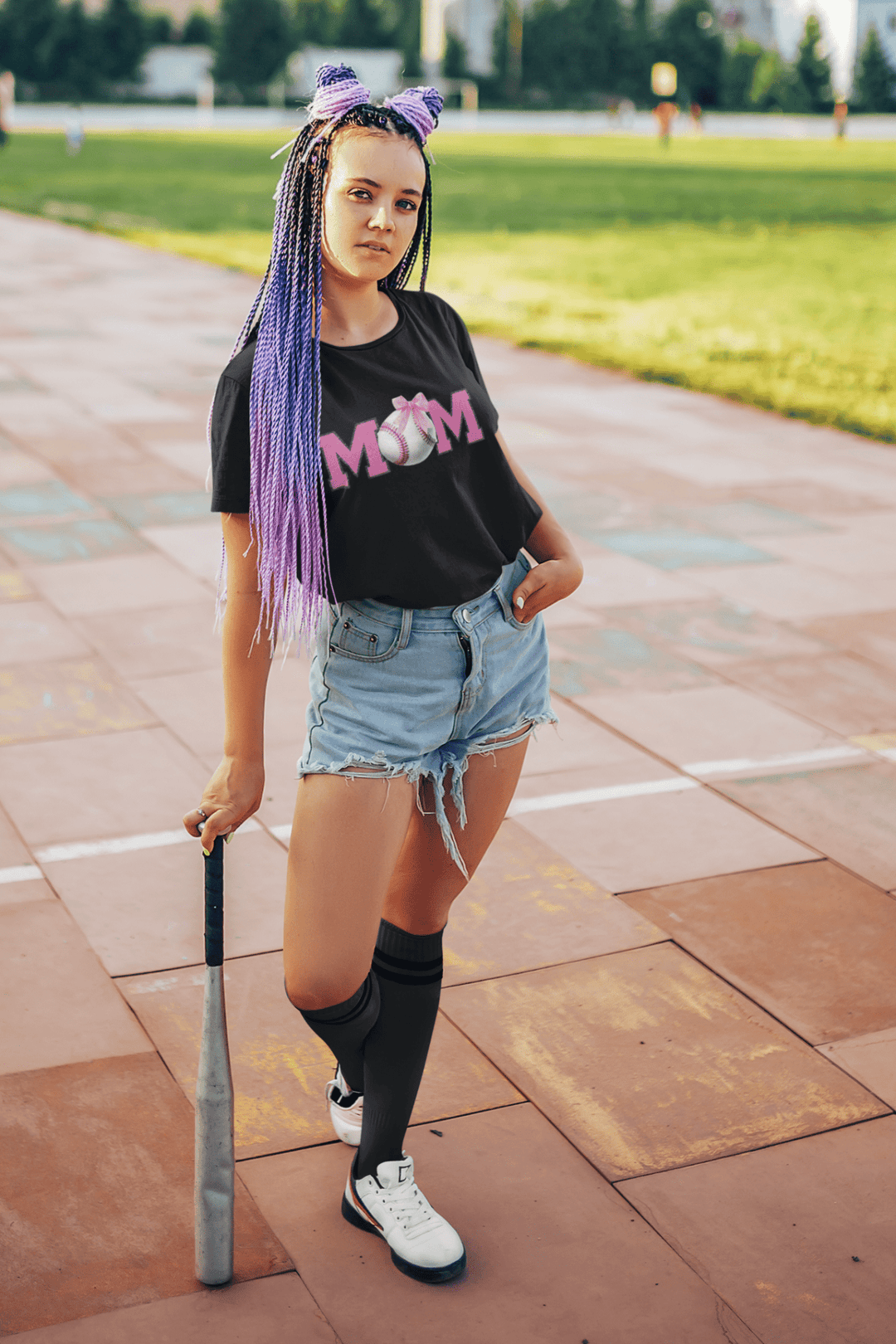 Baseball Mom DTF Transfer – Game Day Ready - to - Press Heat Transfer for Proud Moms - KT SUBLIMATION, DTF AND MORE LLC