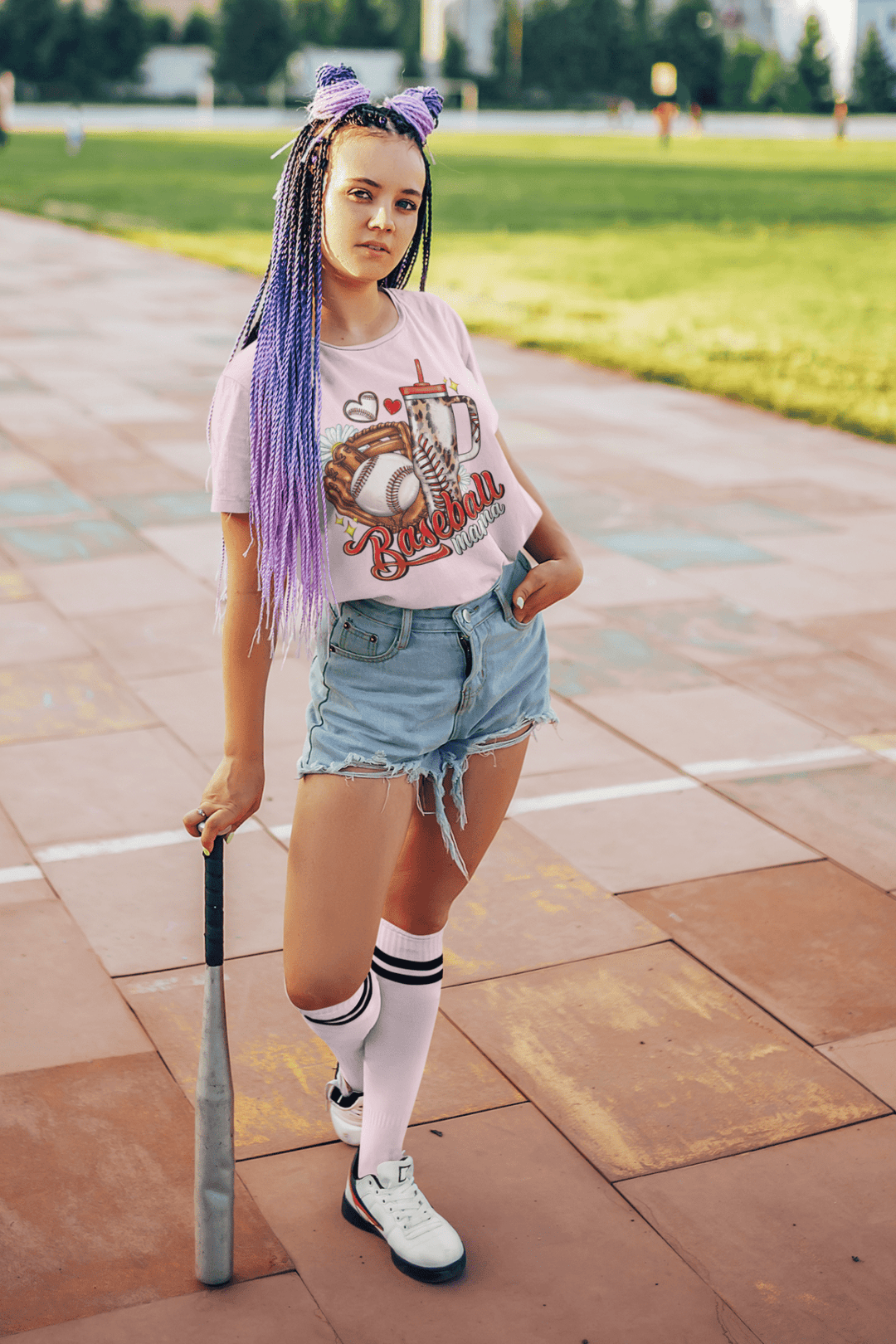 Baseball Mom DTF Transfer – Game Day Ready - to - Press Heat Transfer for Proud Moms - KT SUBLIMATION, DTF AND MORE LLC