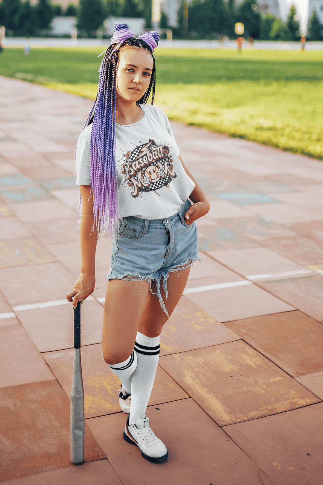 Baseball Mom DTF Transfer – Game Day Ready - to - Press Heat Transfer for Proud Moms - KT SUBLIMATION, DTF AND MORE LLC