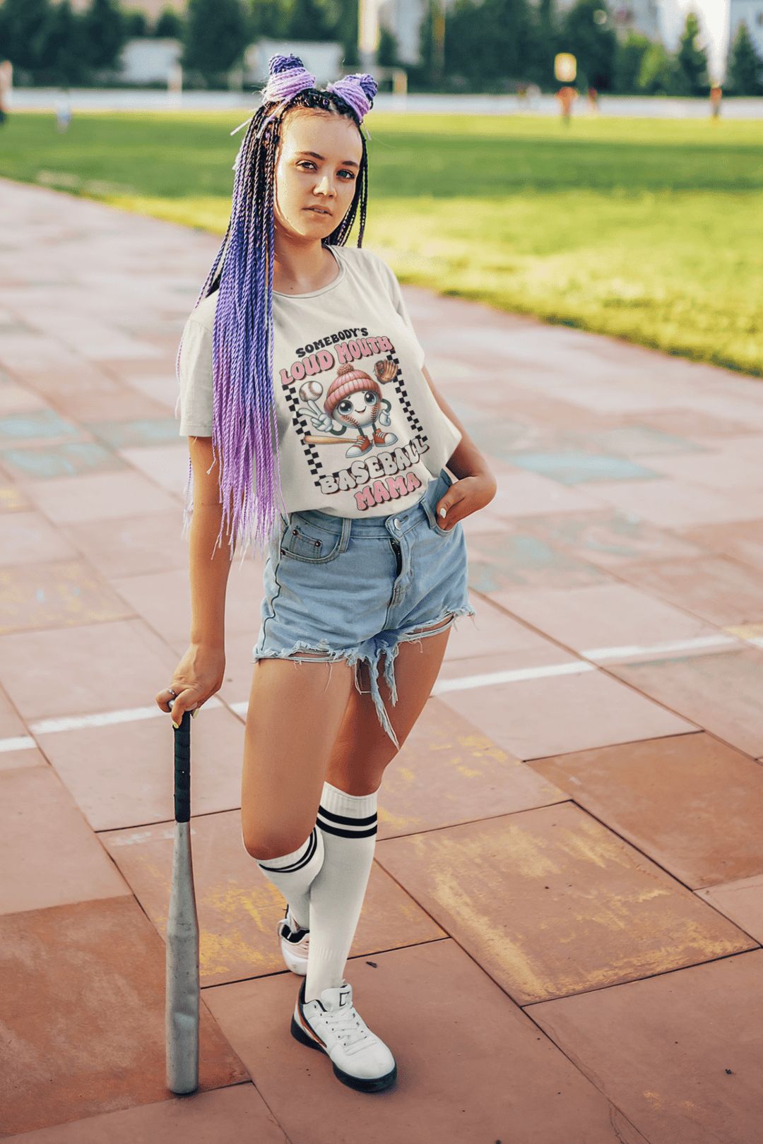 Baseball Mom DTF Transfer – Game Day Ready - to - Press Heat Transfer for Proud Moms - KT SUBLIMATION, DTF AND MORE LLC