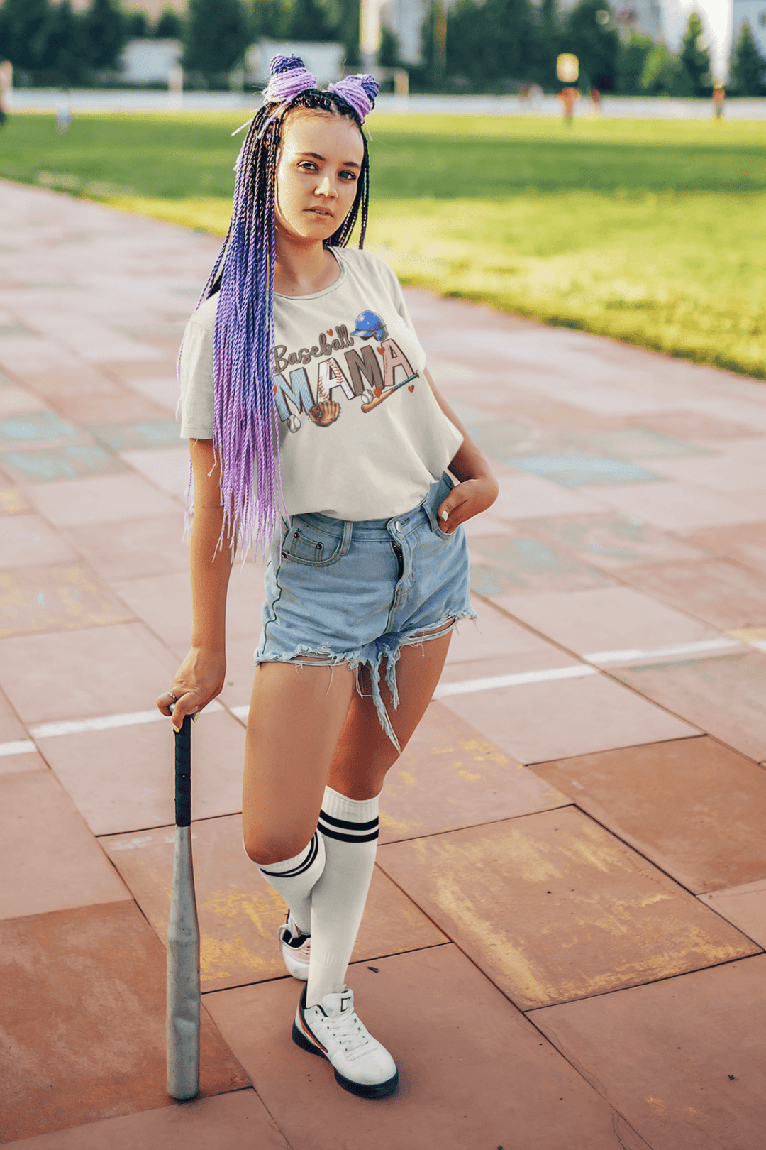 Baseball Mom DTF Transfer – Game Day Ready - to - Press Heat Transfer for Proud Moms - KT SUBLIMATION, DTF AND MORE LLC