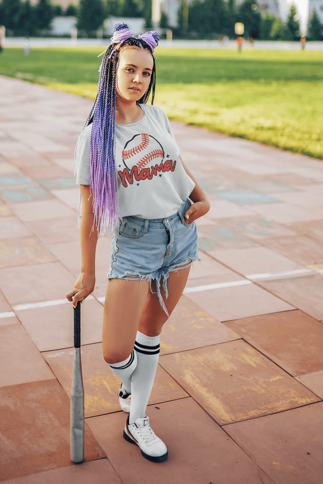 Baseball Mom DTF Transfer – Game Day Ready - to - Press Heat Transfer for Proud Moms - KT SUBLIMATION, DTF AND MORE LLC