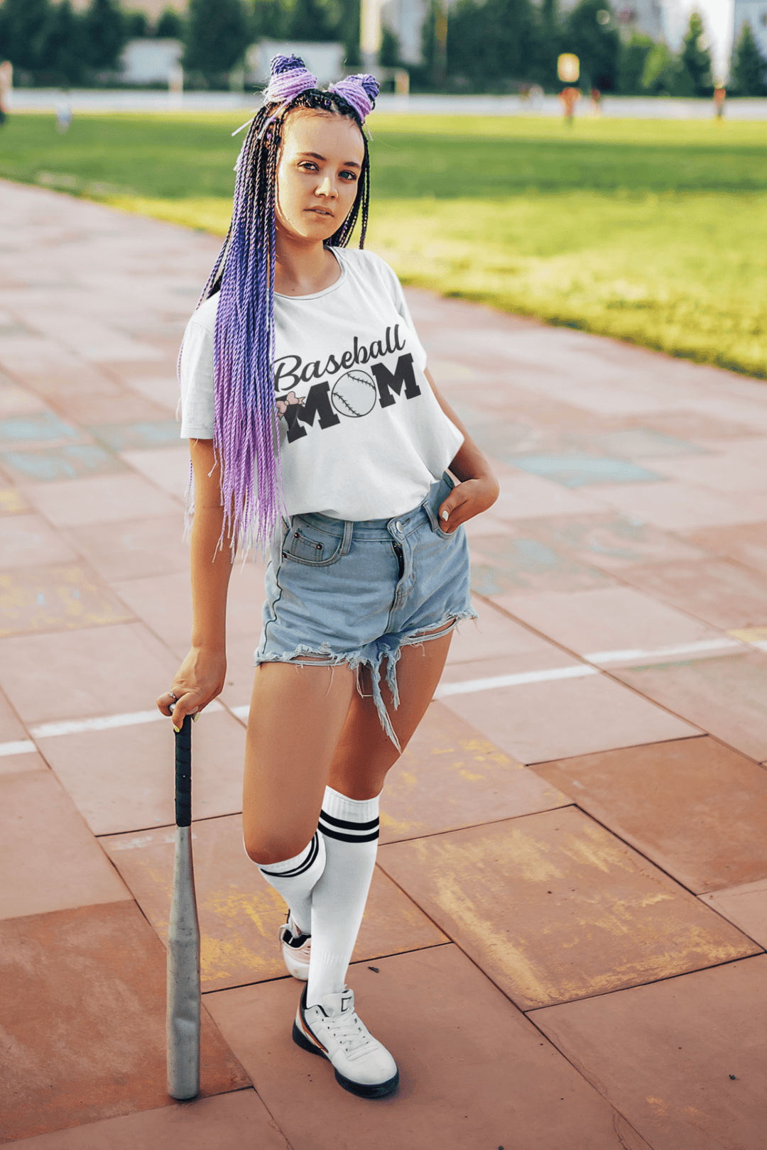 Baseball Mom DTF Transfer | Game Day Shirt Print - KT SUBLIMATION, DTF AND MORE LLC