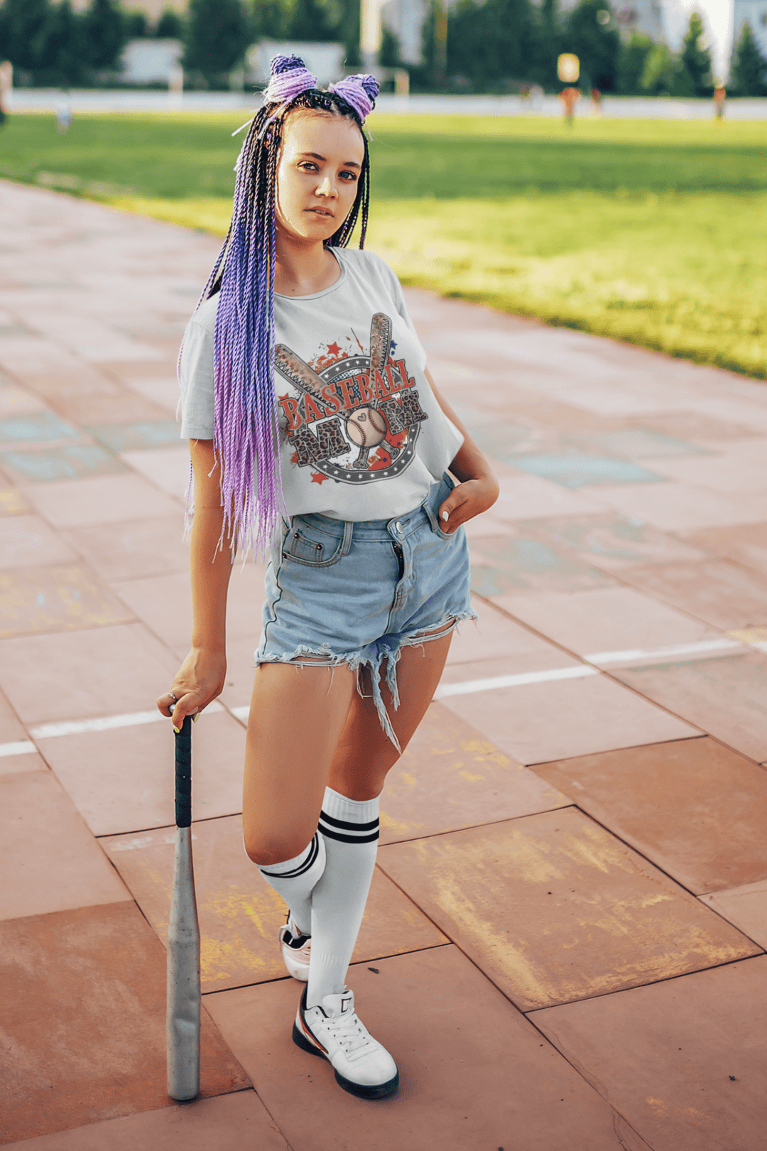 Baseball Mom DTF Transfer – Stylish & Game Day Ready - to - Press Heat Transfer - KT SUBLIMATION, DTF AND MORE LLC