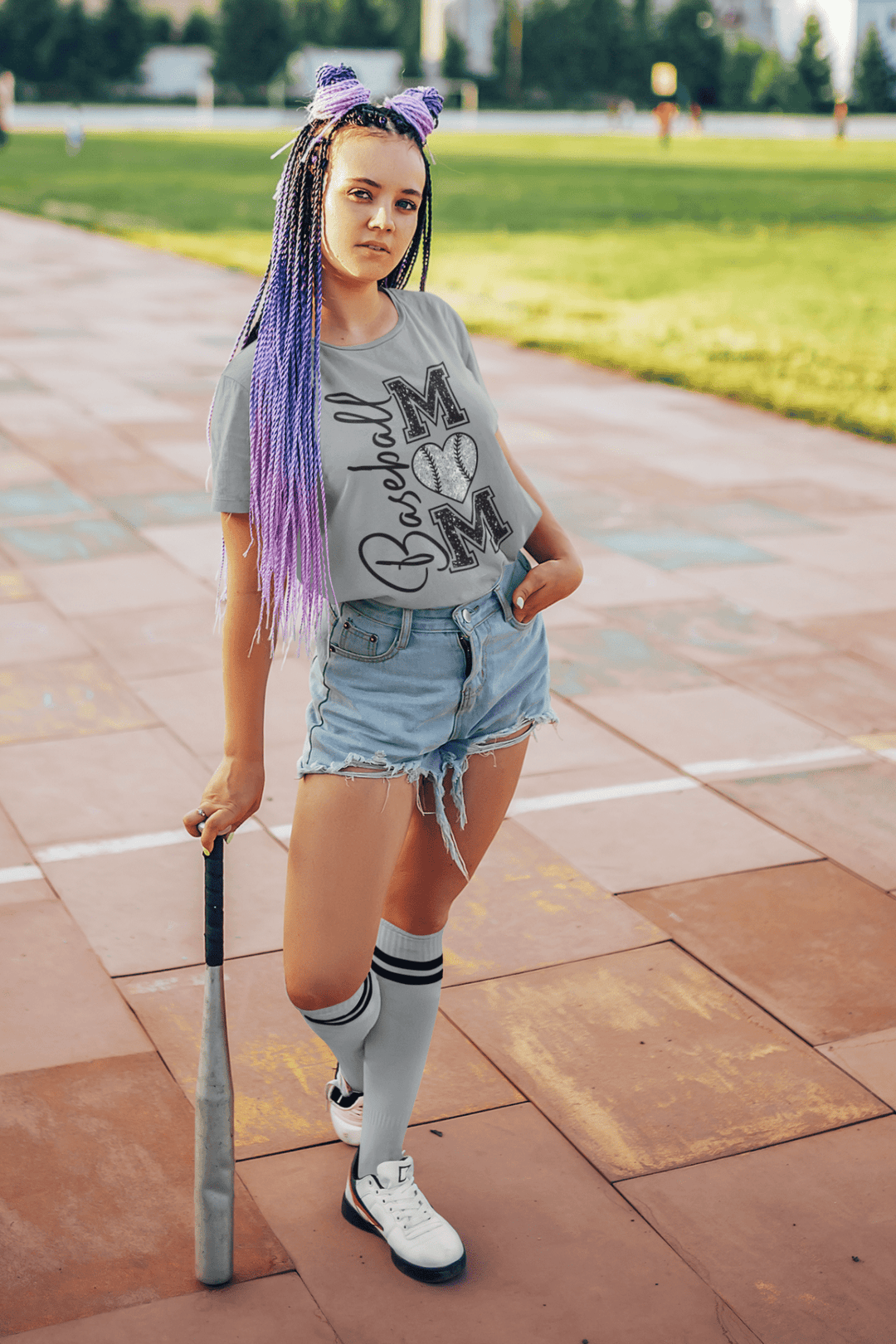 Baseball Mom DTF Transfer – Stylish & Game Day Ready - to - Press Heat Transfer - KT SUBLIMATION, DTF AND MORE LLC