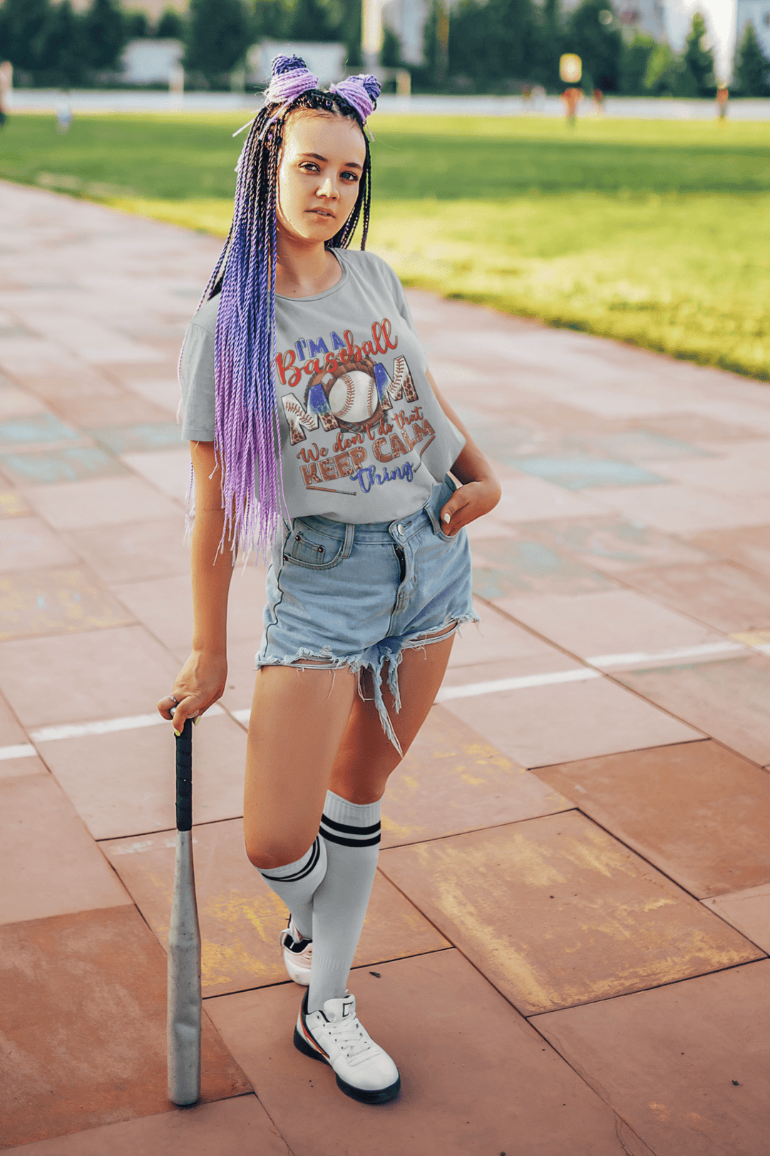 Baseball Mom DTF Transfer – Stylish & Game Day Ready - to - Press Heat Transfer - KT SUBLIMATION, DTF AND MORE LLC