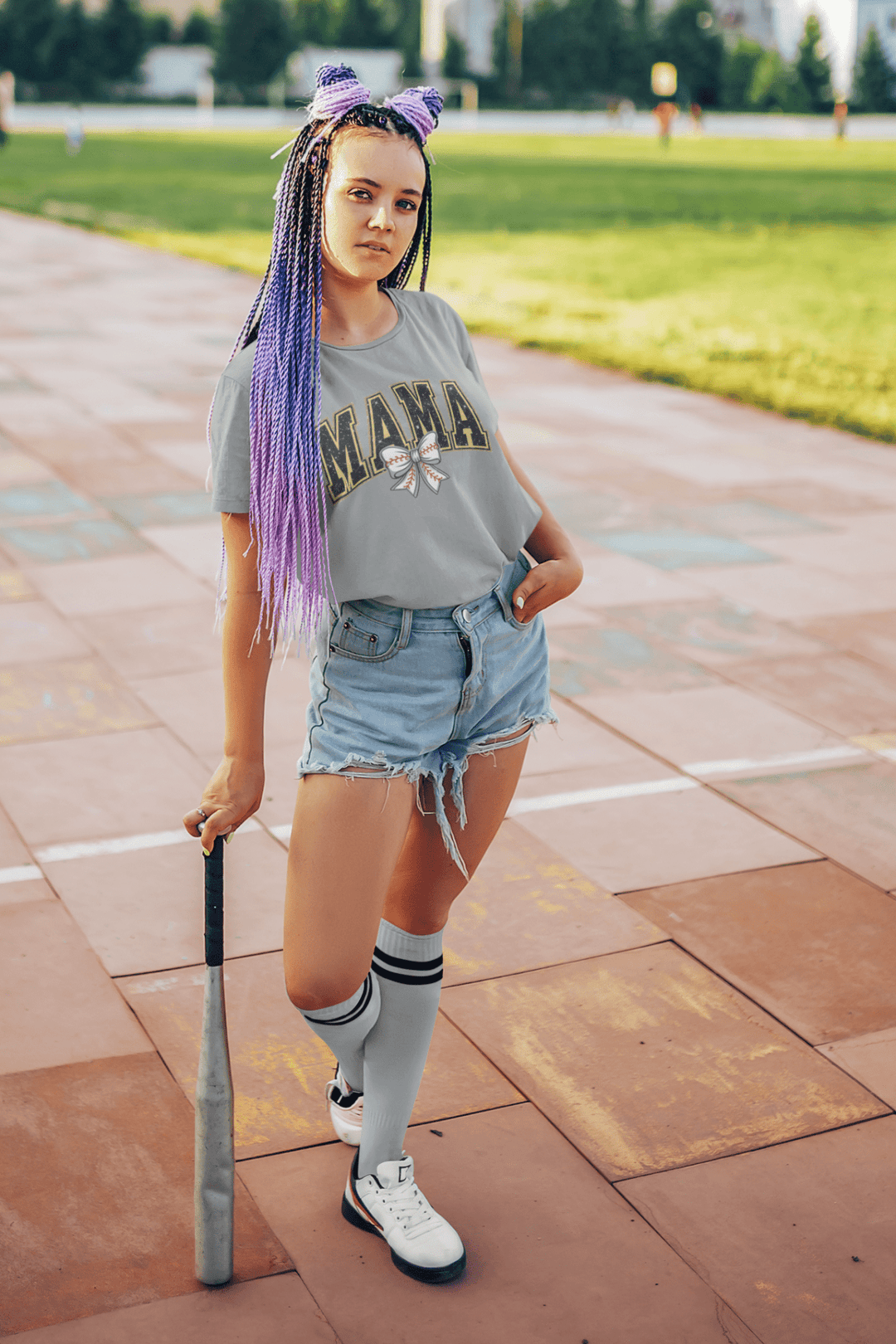 Baseball Mom DTF Transfer – Stylish & Game Day Ready - to - Press Heat Transfer - KT SUBLIMATION, DTF AND MORE LLC