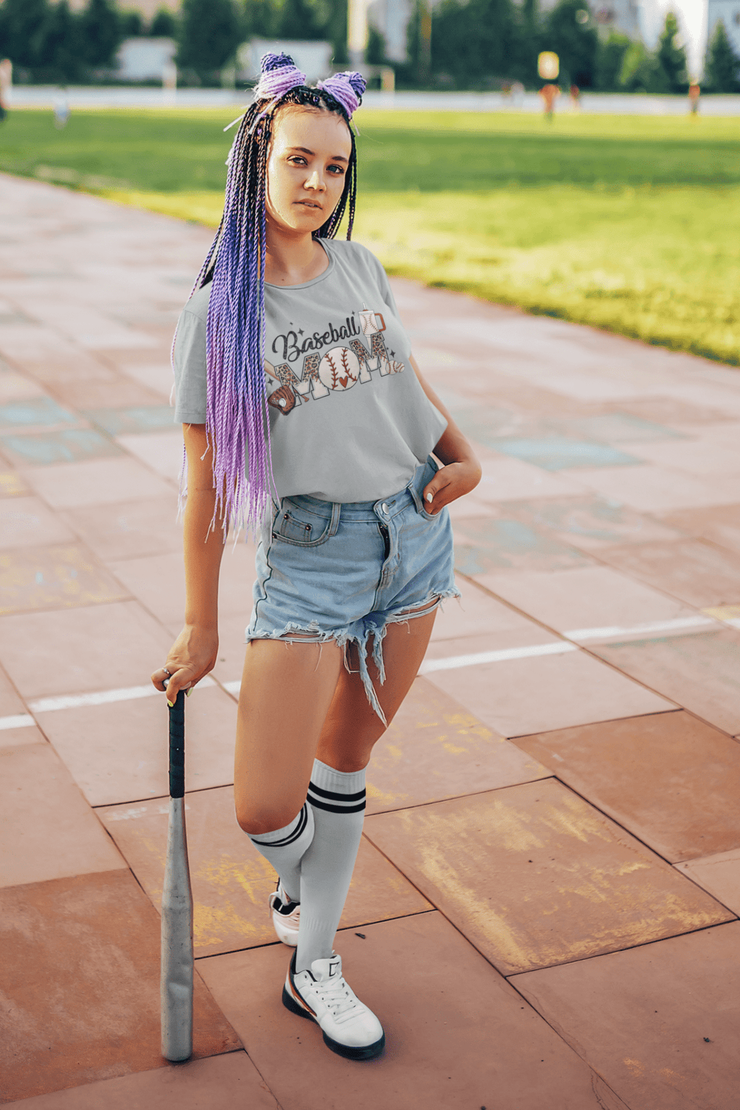 Baseball Mom DTF Transfer – Stylish & Game Day Ready - to - Press Heat Transfer - KT SUBLIMATION, DTF AND MORE LLC