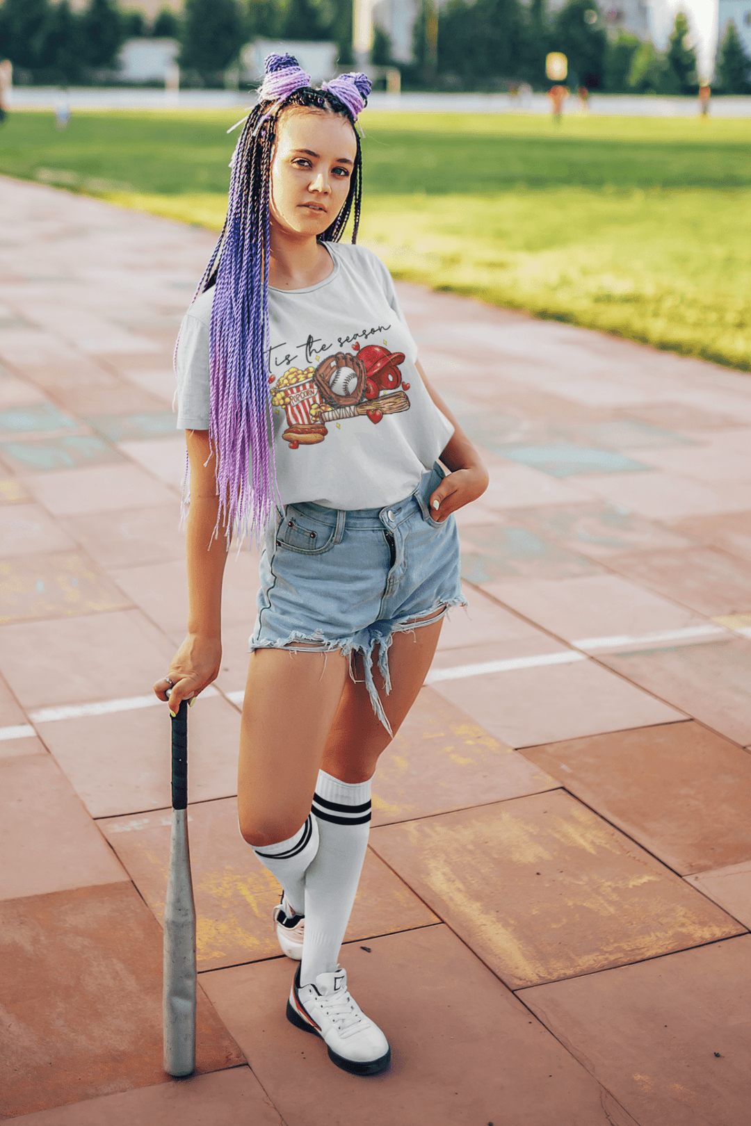 Baseball 'Tis the Season DTF Transfer – Festive & Game Day Ready - to - Press Heat Transfer - KT SUBLIMATION, DTF AND MORE LLC