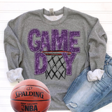 Game Day Purple  Basketball DTF