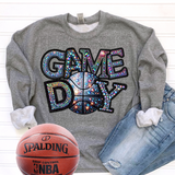 Basketball game day rhinestone   DTF