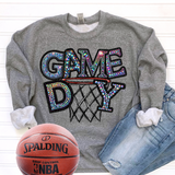 Basketball game day rhinestone   DTF