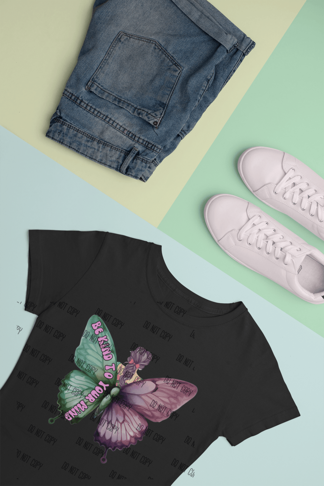 Be Kind to Your Mind DTF Transfer – Mental Wellness & Self - Care Heat Transfer - KT SUBLIMATION, DTF AND MORE LLC