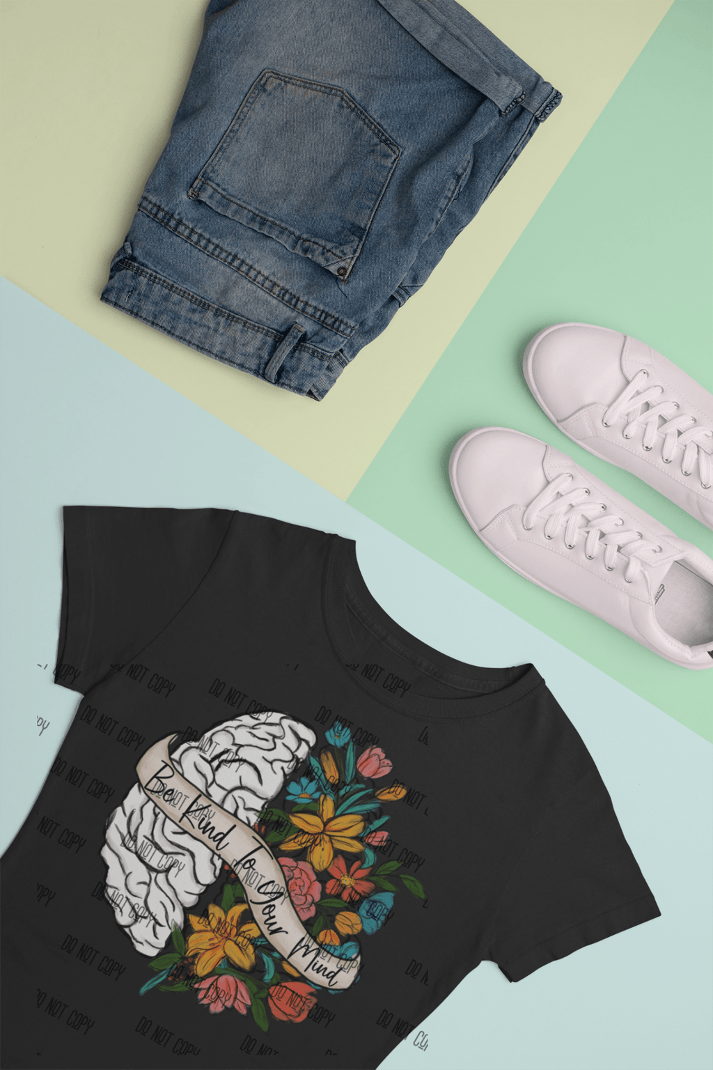 Be Kind to Your Mind DTF Transfer – Ready to Press 🌱🧠 - KT SUBLIMATION, DTF AND MORE LLC