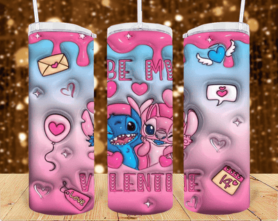 Be my valentine 20oz Tumbler Sublimation Print - KT SUBLIMATION, DTF AND MORE LLC