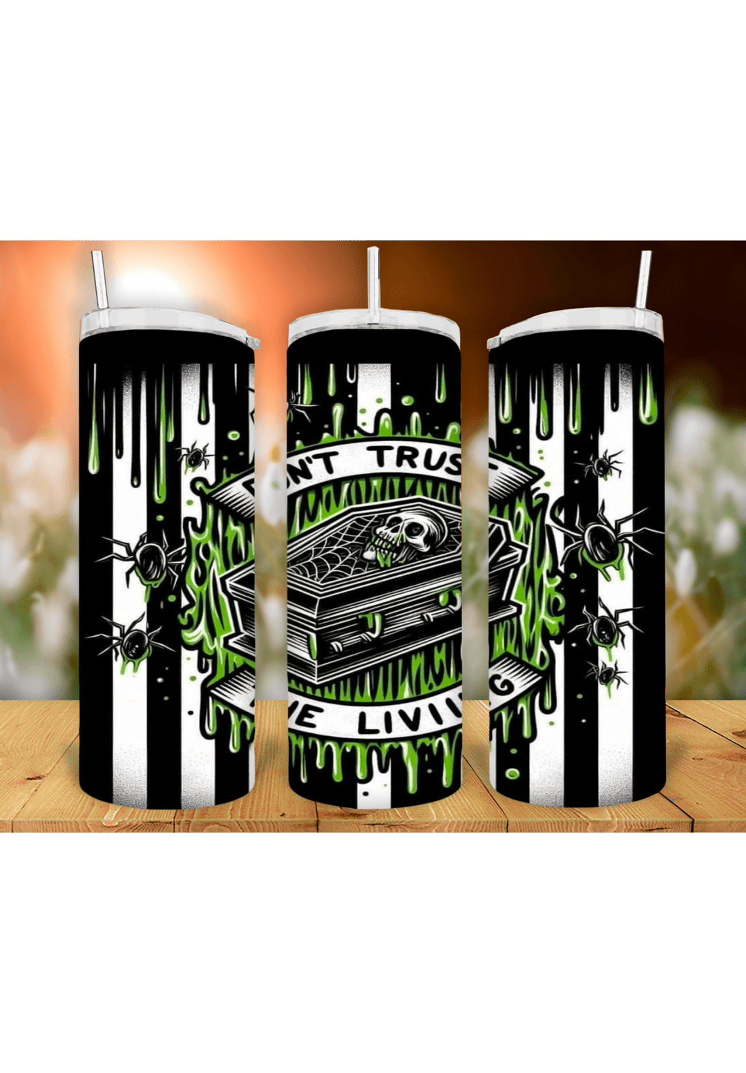 Beetlejuice 20oz Tumbler Sublimation Print - KT SUBLIMATION, DTF AND MORE LLC
