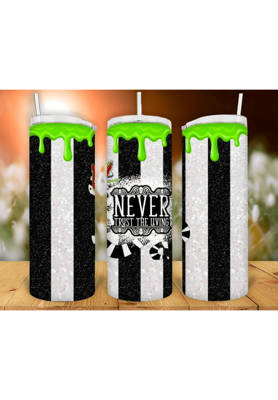 Beetlejuice 20oz Tumbler Sublimation Print - KT SUBLIMATION, DTF AND MORE LLC