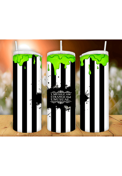 Beetlejuice 20oz Tumbler Sublimation Print - KT SUBLIMATION, DTF AND MORE LLC