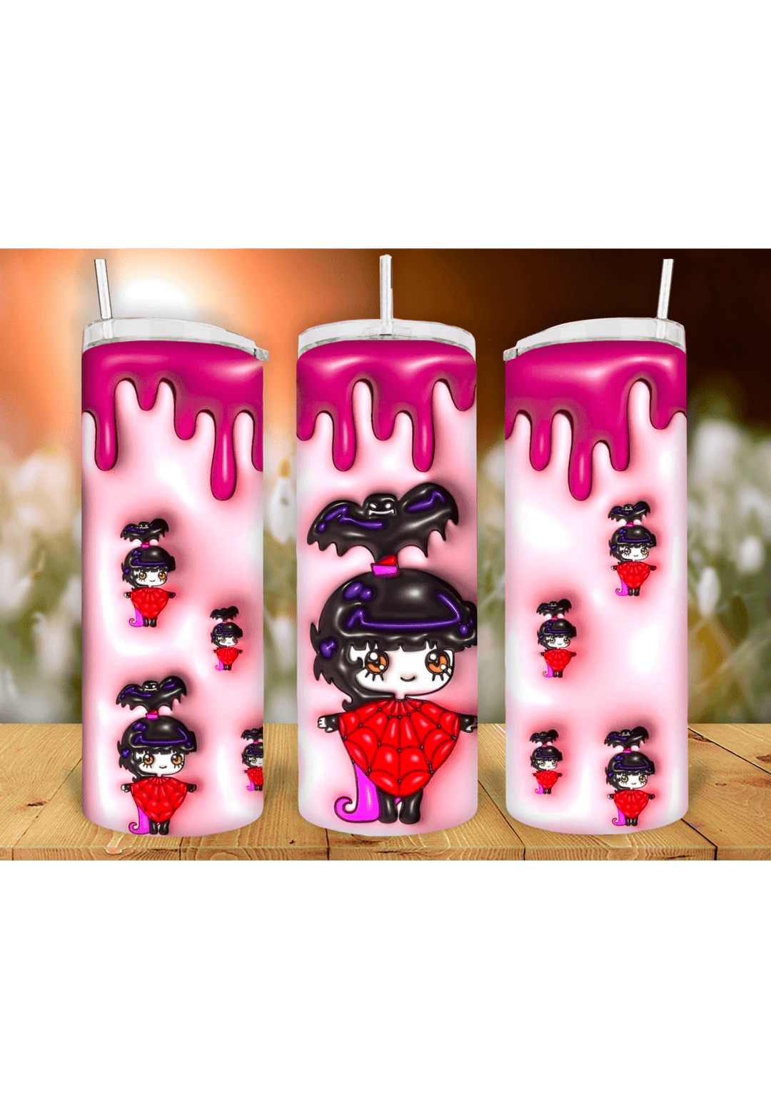 Beetlejuice 20oz Tumbler Sublimation Print - KT SUBLIMATION, DTF AND MORE LLC