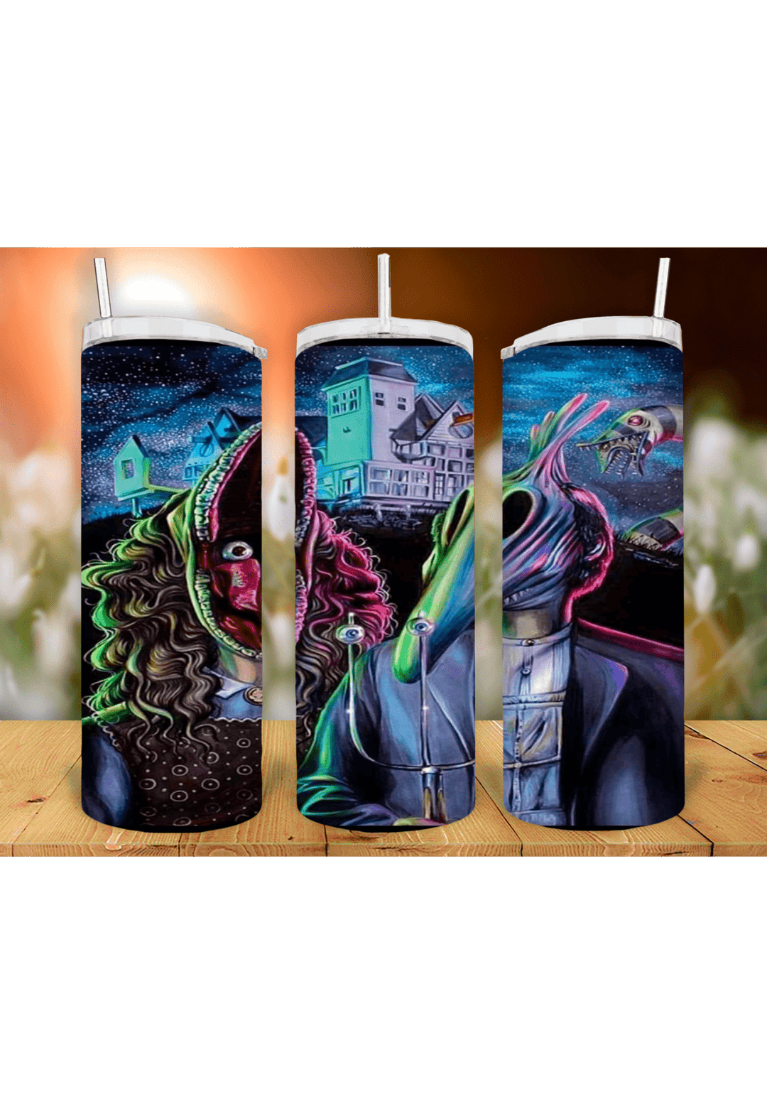 Beetlejuice 20oz Tumbler Sublimation Print - KT SUBLIMATION, DTF AND MORE LLC