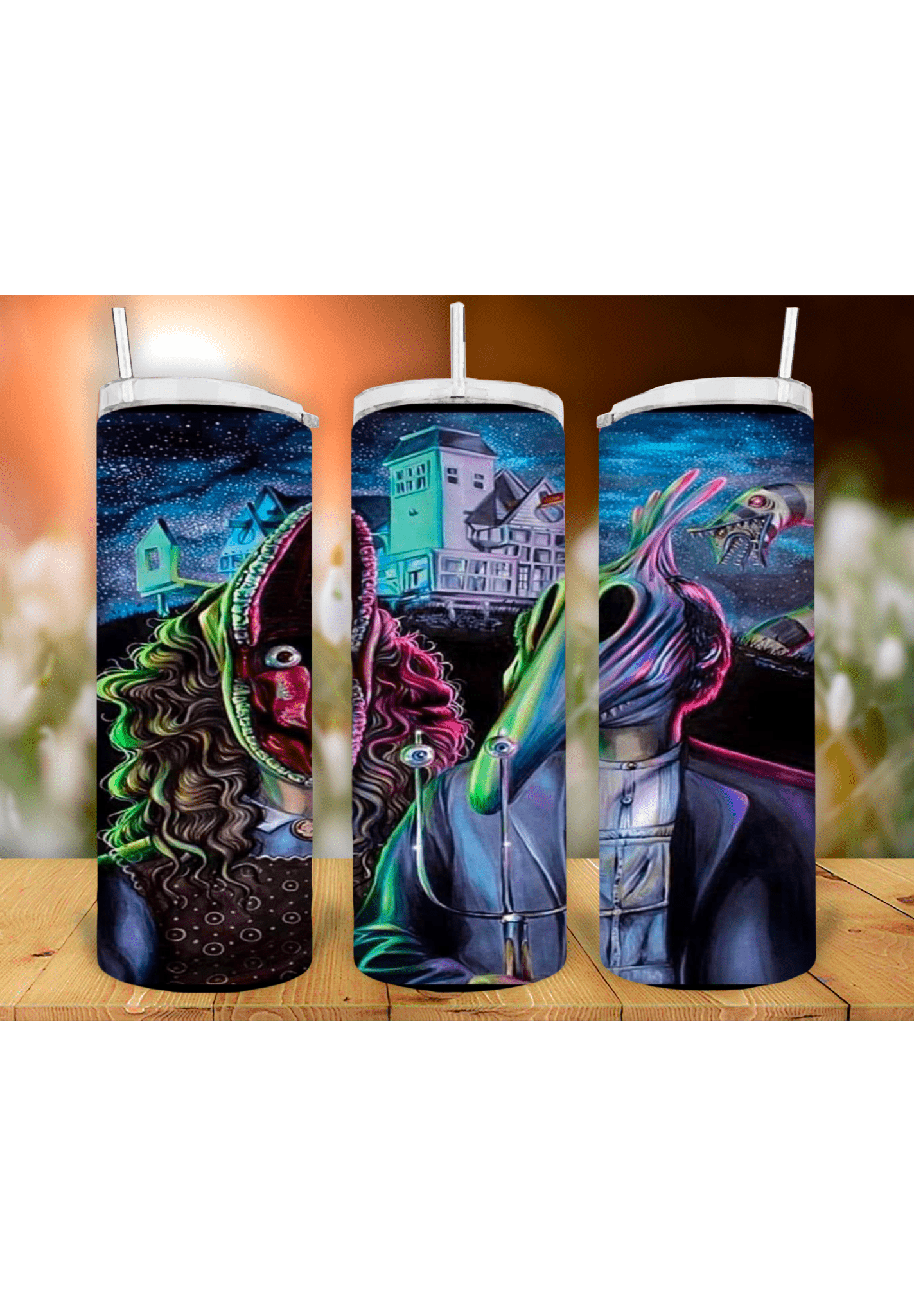 Beetlejuice 20oz Tumbler Sublimation Print - KT SUBLIMATION, DTF AND MORE LLC