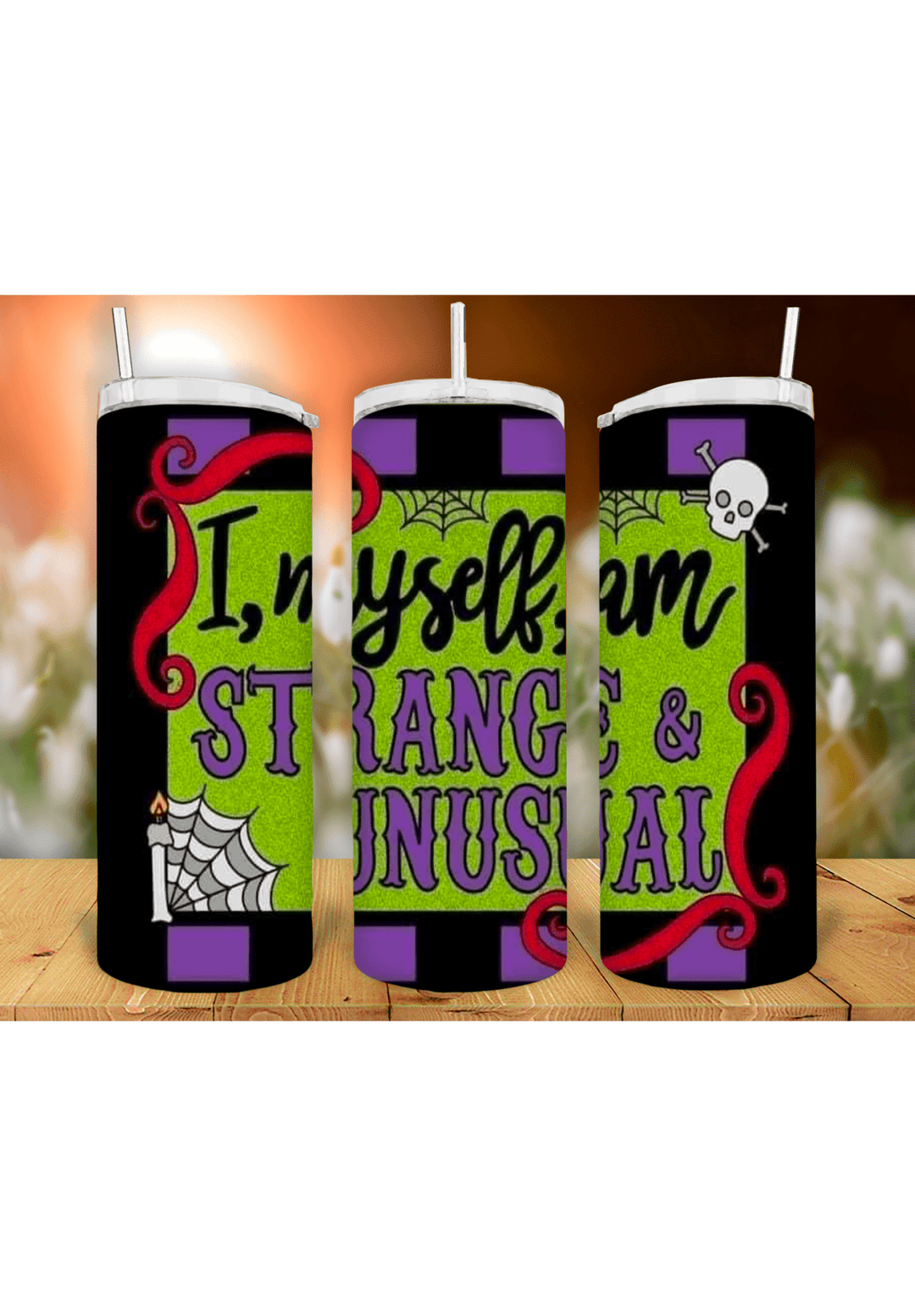 Beetlejuice 20oz Tumbler Sublimation Print - KT SUBLIMATION, DTF AND MORE LLC