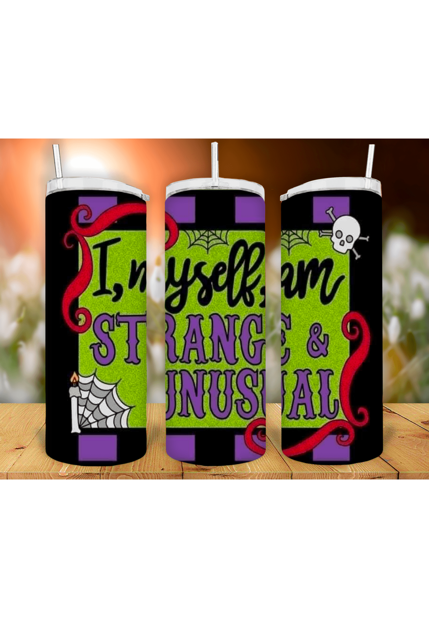 Beetlejuice 20oz Tumbler Sublimation Print - KT SUBLIMATION, DTF AND MORE LLC