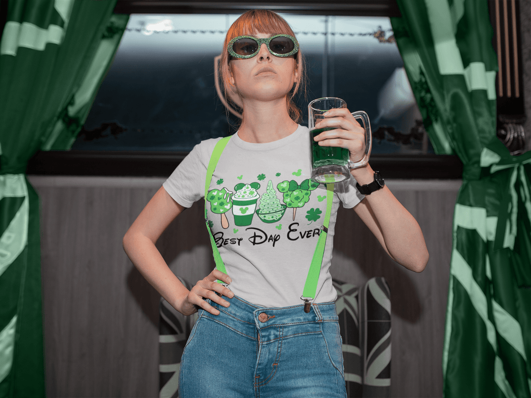 Best Day Ever Lucky" DTF Transfer – Celebrate Every Lucky Moment in Style! - KT SUBLIMATION, DTF AND MORE LLC