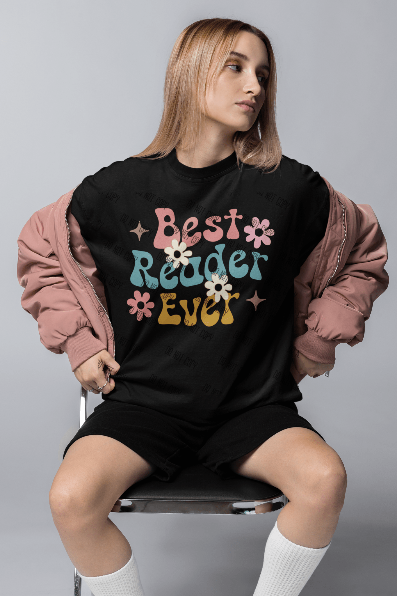 Best Reader Ever – DTF Transfer for Book Lovers | Bold & Fun Design - KT SUBLIMATION, DTF AND MORE LLC