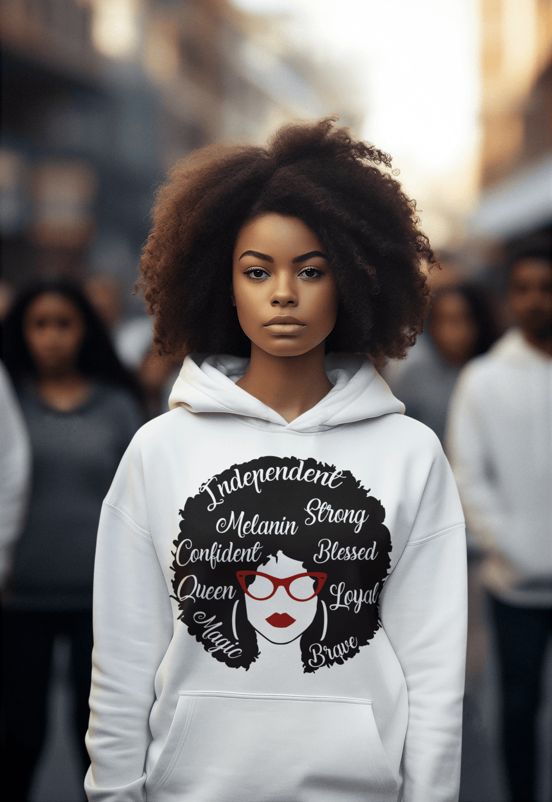 Black Girl Magic DTF, black women DTF, fashion women, afro - KT SUBLIMATION, DTF AND MORE LLC