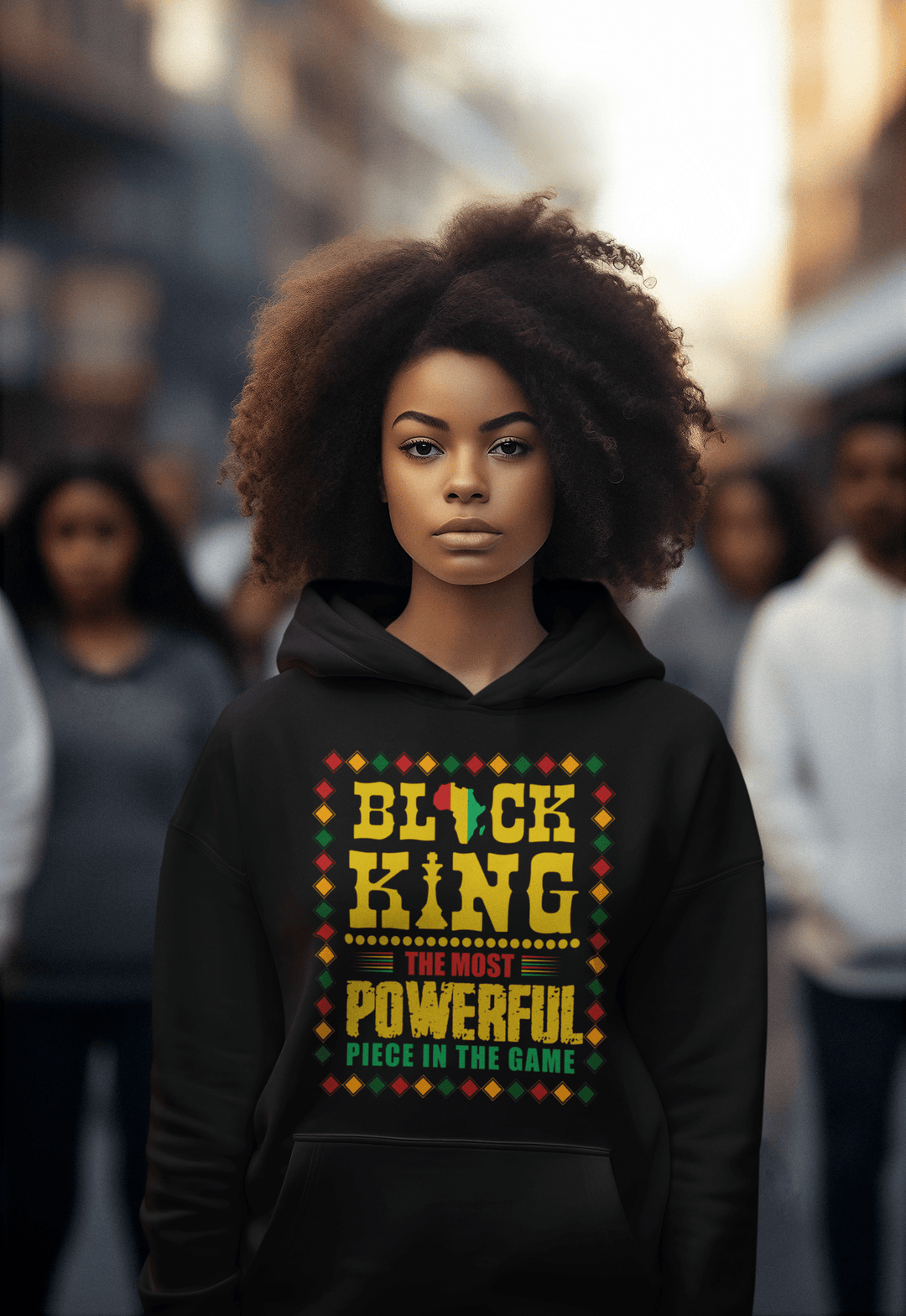 Black King the mos powerfull piece in the game DTF - KT SUBLIMATION, DTF AND MORE LLC