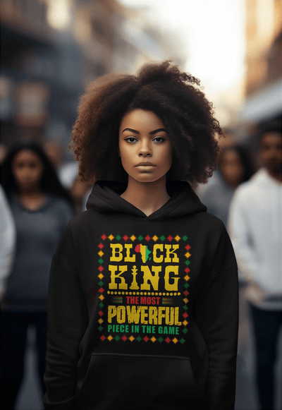 Black King the mos powerfull piece in the game DTF - KT SUBLIMATION, DTF AND MORE LLC