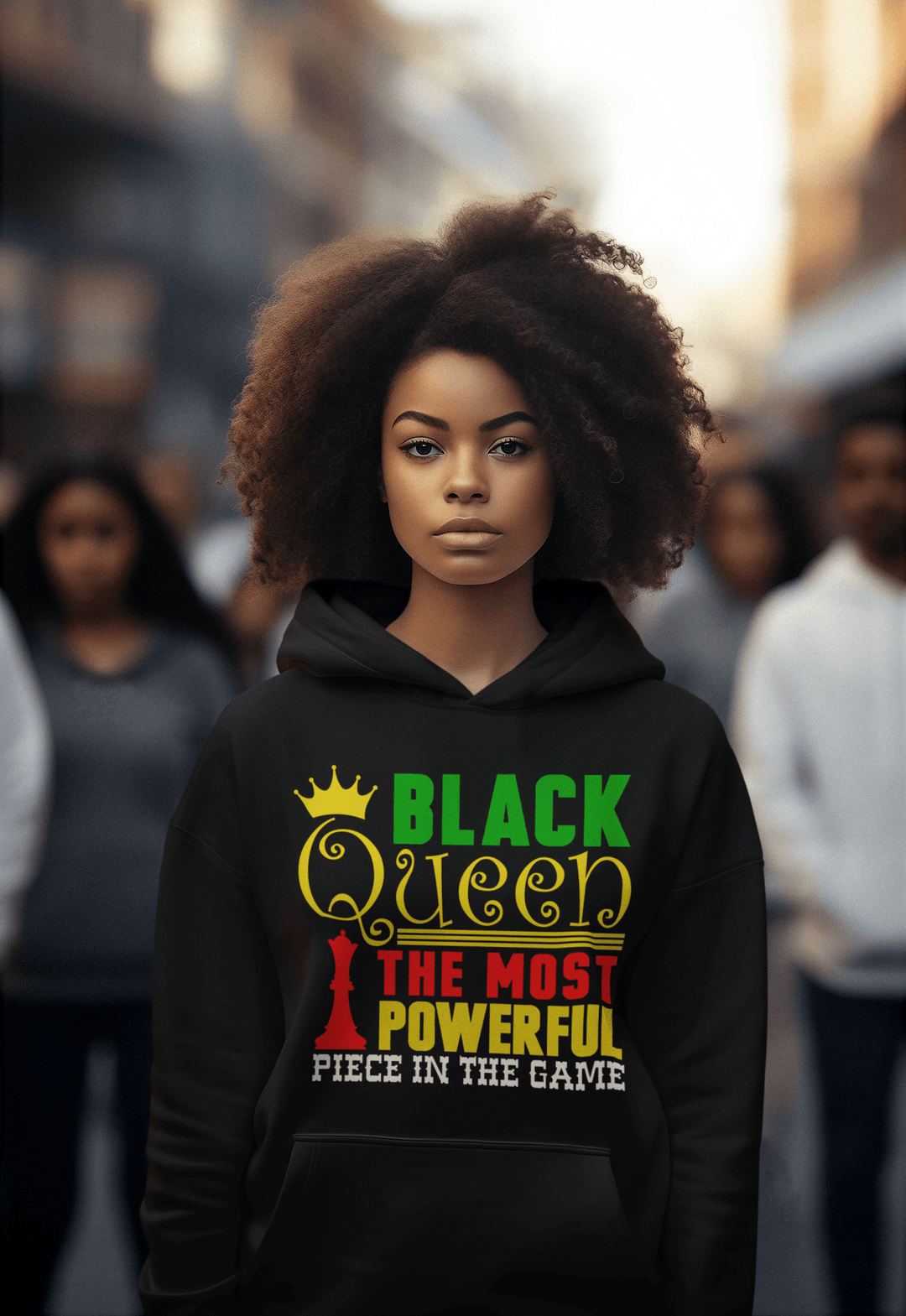 Black Wueen the Most Powerful piece in the game DTF - KT SUBLIMATION, DTF AND MORE LLC