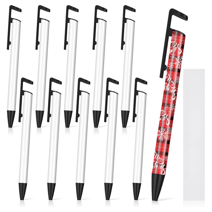 Blank Sublimation Pen for Heat Press with Shrink Wrap Sleeve - KT SUBLIMATION, DTF AND MORE LLC