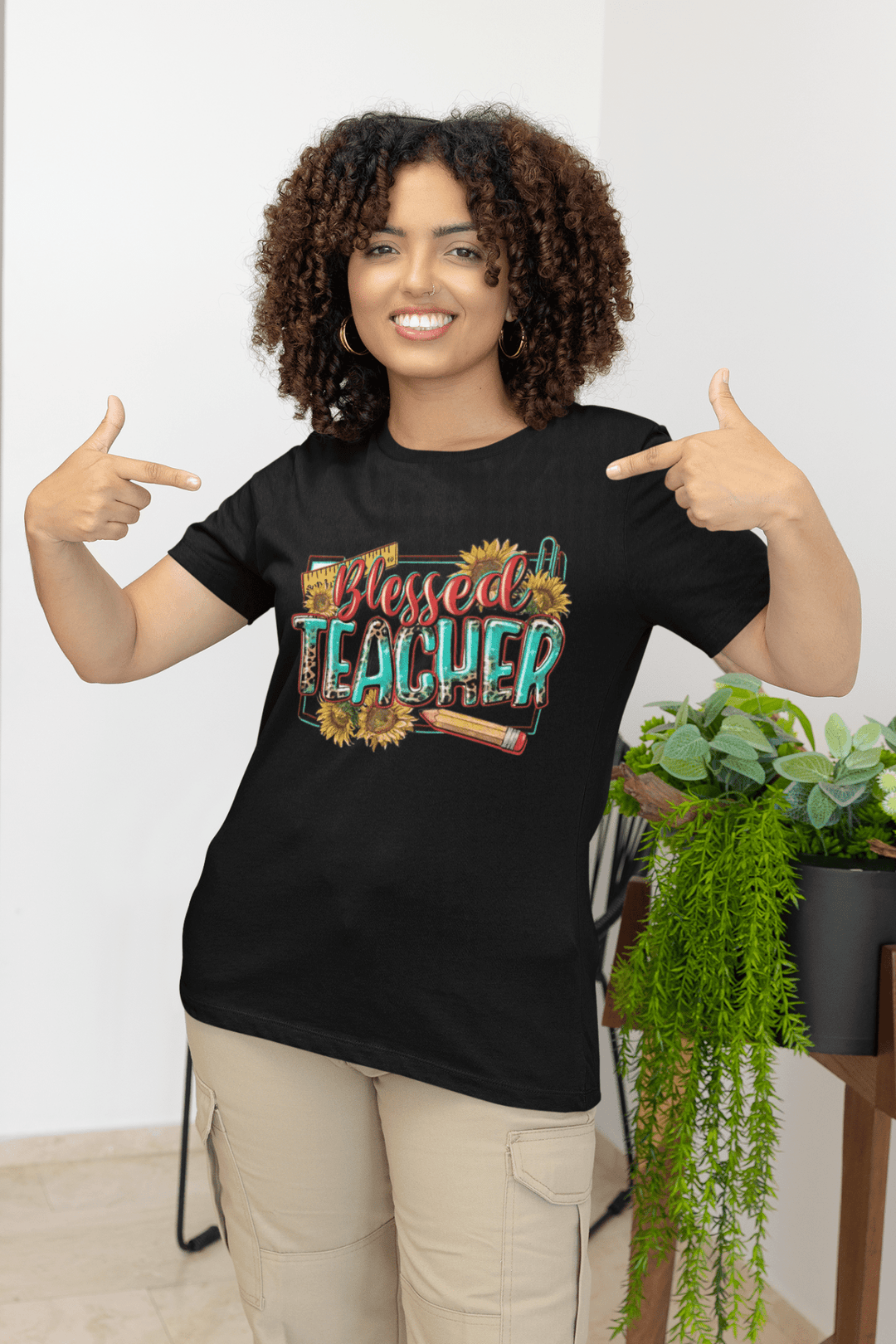Blessed Teacher DTF - KT SUBLIMATION, DTF AND MORE LLC
