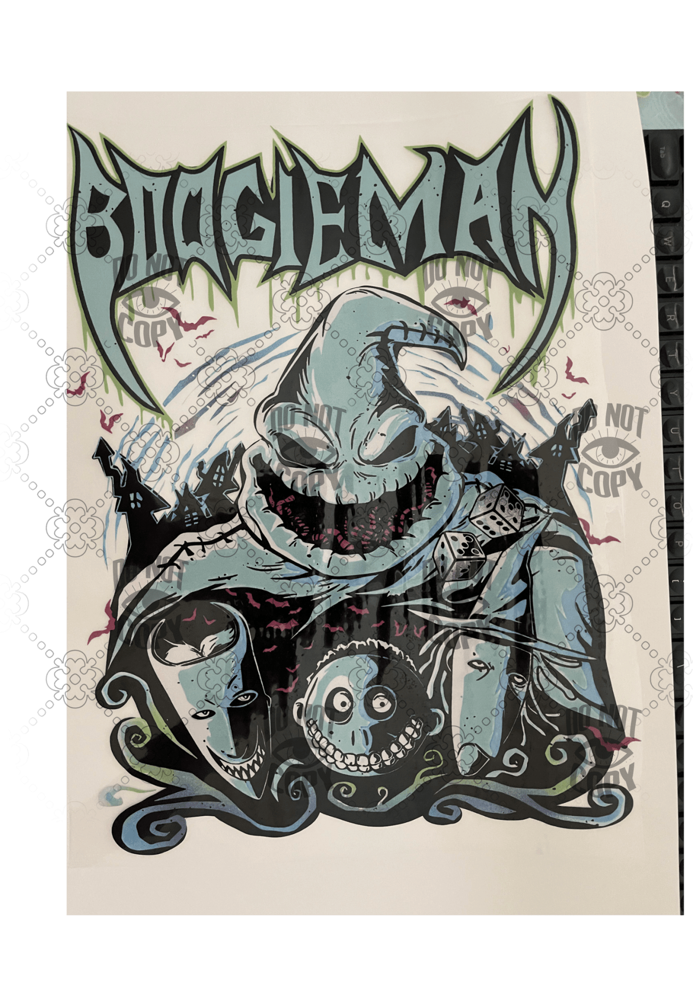 Boogieman Halloween DTF ready to press transfer - KT SUBLIMATION, DTF AND MORE LLC