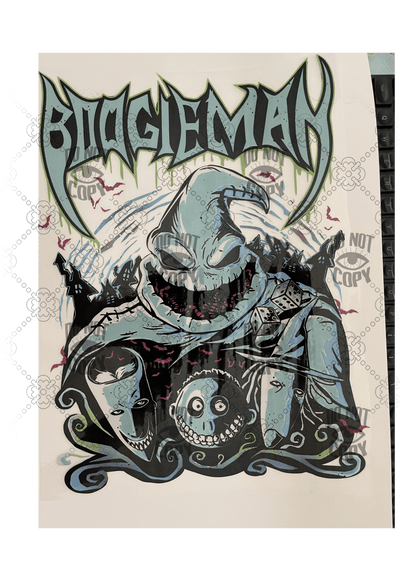 Boogieman Halloween DTF ready to press transfer - KT SUBLIMATION, DTF AND MORE LLC